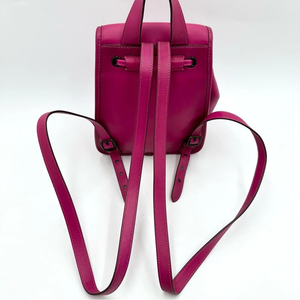 Coach Originals Limited Edition Turnlock Backpack Cerise Pink 3334 - Picture 8 of 13